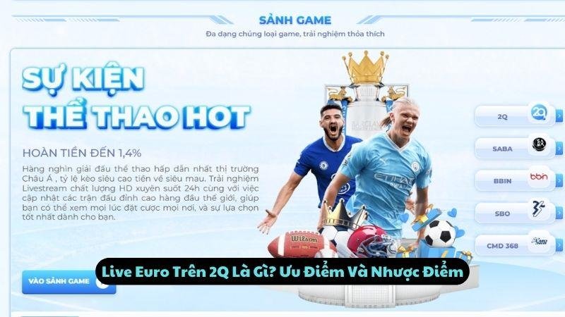 Live Euro Trên 2Q Là Gì? Ưu Điểm Và Nhược Điểm