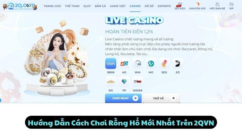 Hướng Dẫn Cách Chơi Rồng Hổ Mới Nhất Trên 2qvn